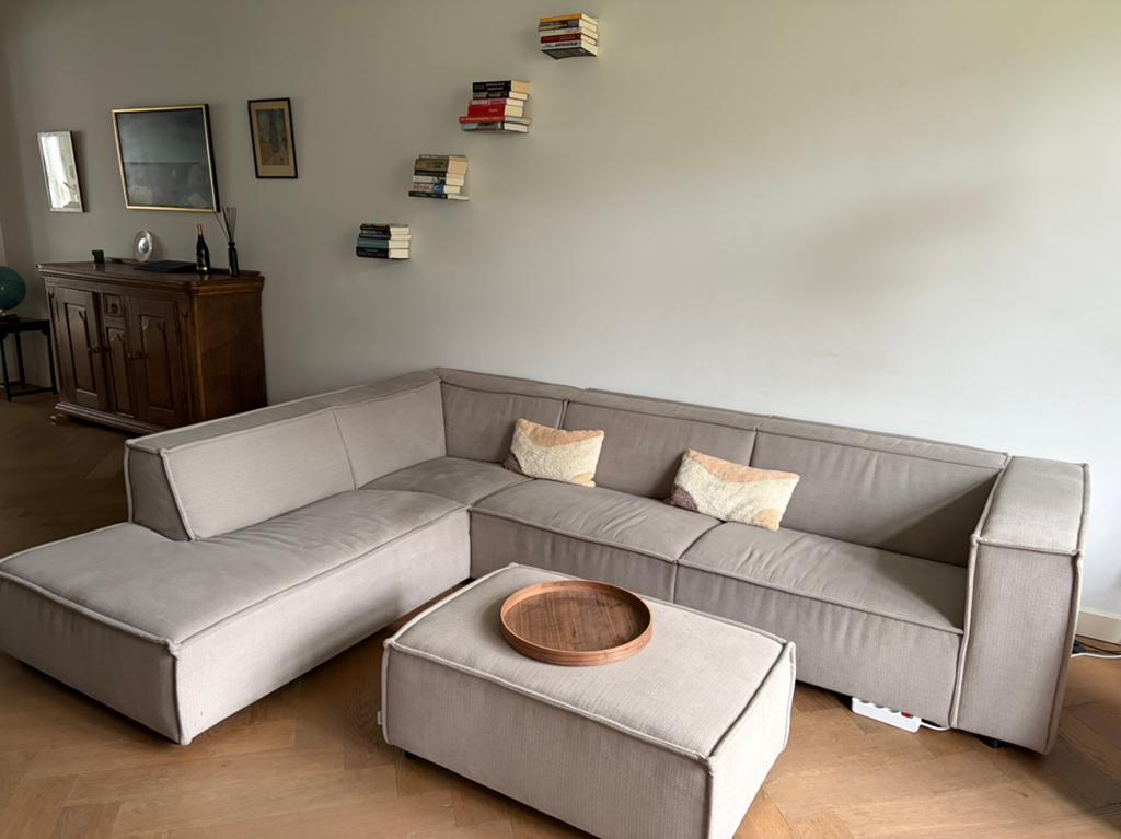 By Sidde Sommer hoekbank, gereinigd en in zeer goede staat, Ophalen of Verzenden, Zo goed als nieuw, Stof, Danish Design