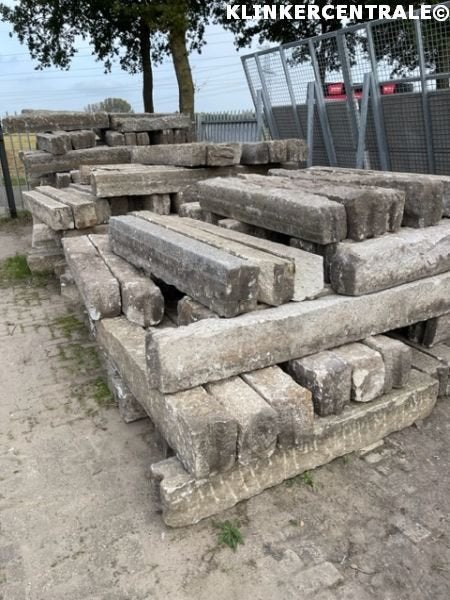 370m1 grijs antraciet granietbanden natuursteenband zuilen