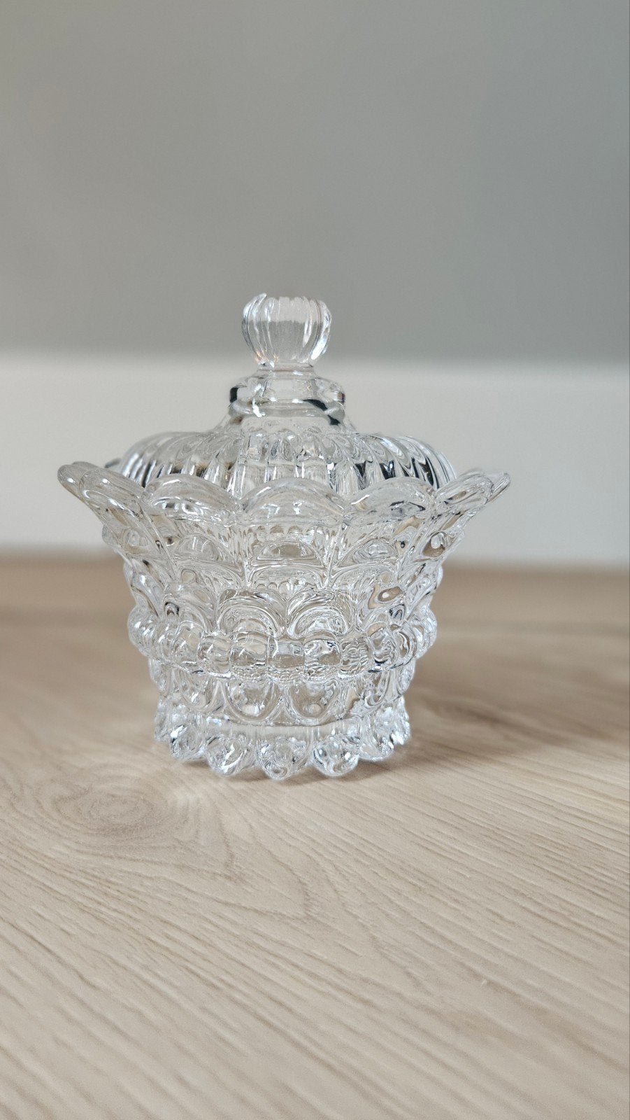 Riviera Maison glazen snoeppotje/bonbonschaaltje, Overige typen, Rond, Ophalen of Verzenden, Glas