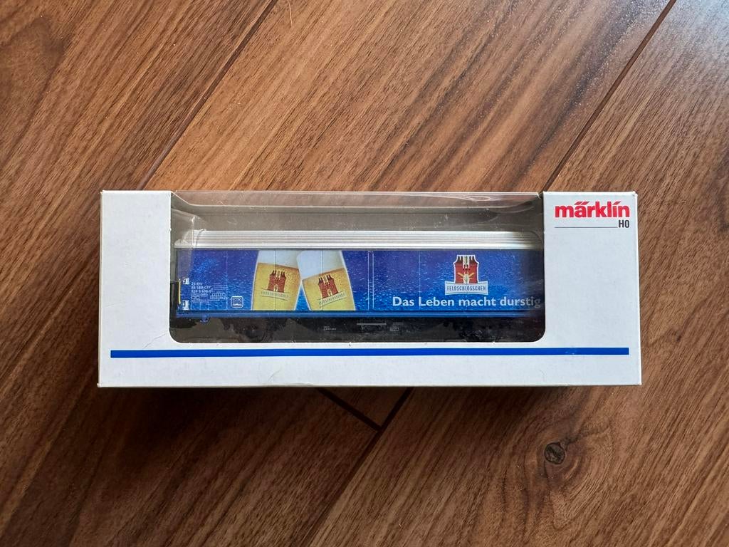 🚂 Marklin 4735.952 Schuifwandwagen Feldschlosschen SBB, Wisselstroom, Wagon, Ophalen of Verzenden, Zo goed als nieuw
