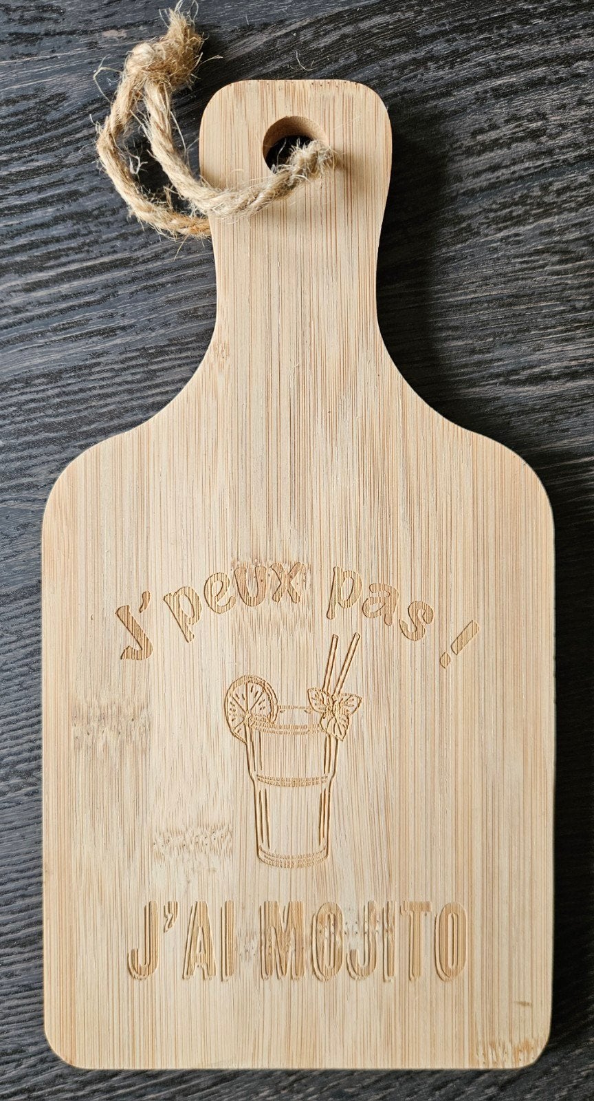 decoratieplank "J'peux pas J'AI MOJITO, Ophalen