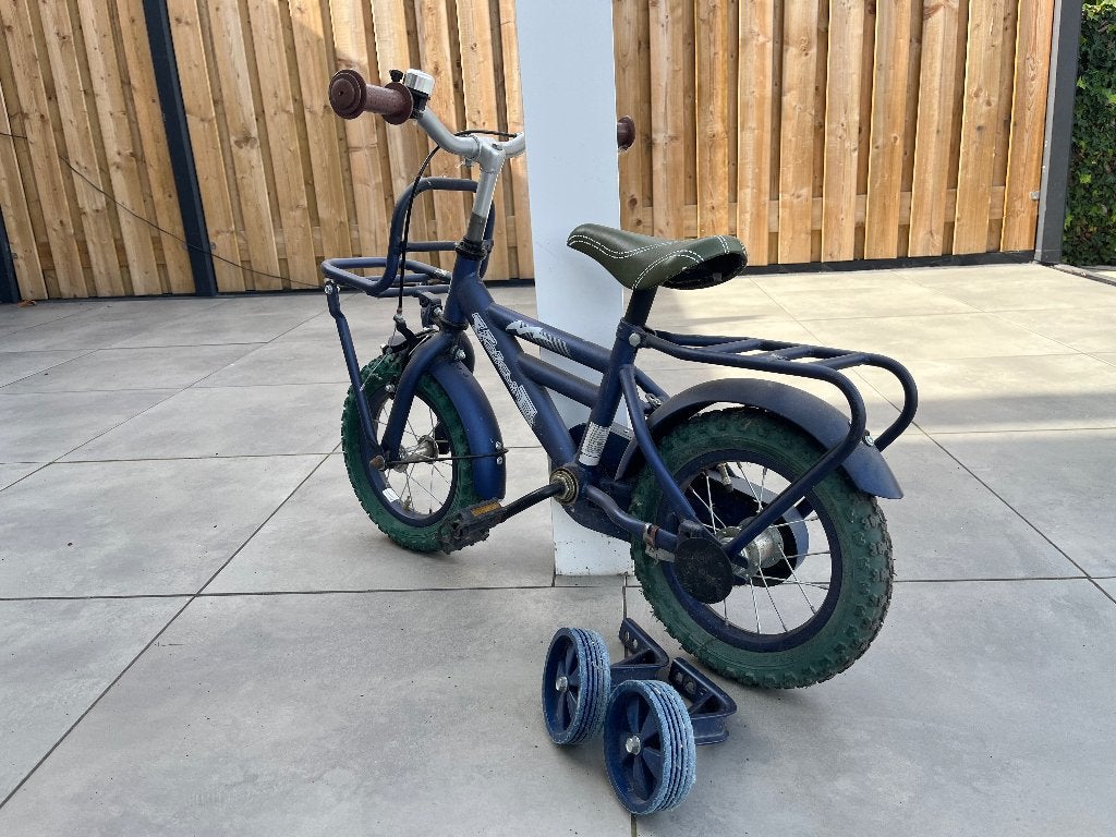 Volare kinderfiets, Ophalen, Terugtraprem, Zijwieltjes, Gebruikt