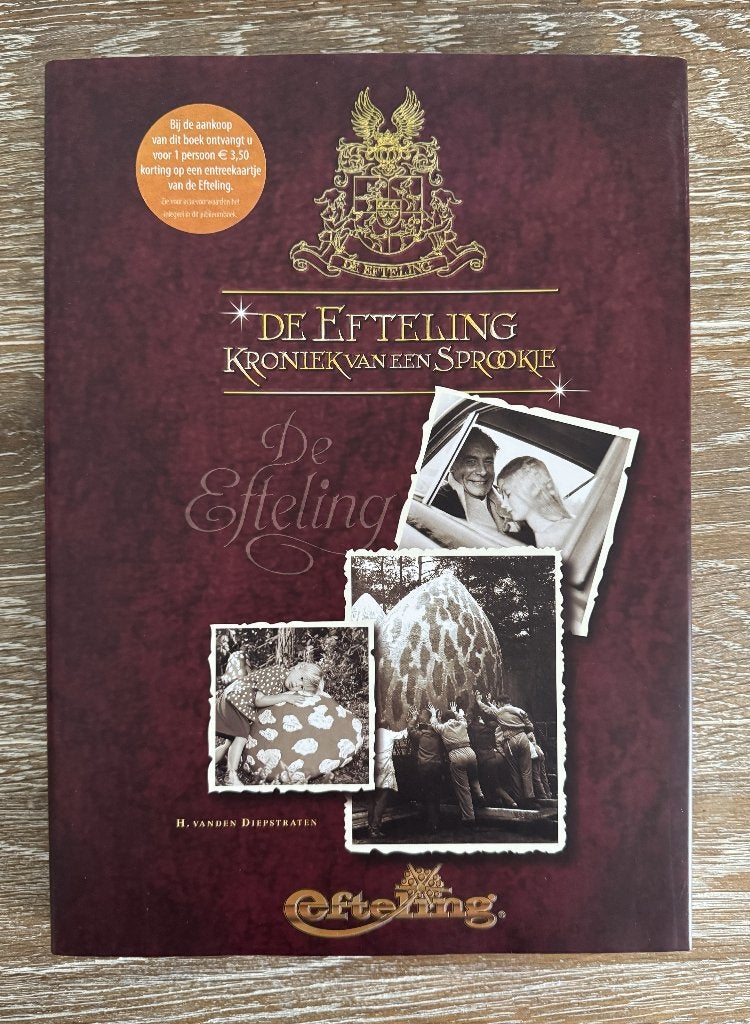 De Efteling Kroniek van een sprookje *Uniek Jubileumboek*, Ophalen of Verzenden, Zo goed als nieuw, Overige typen