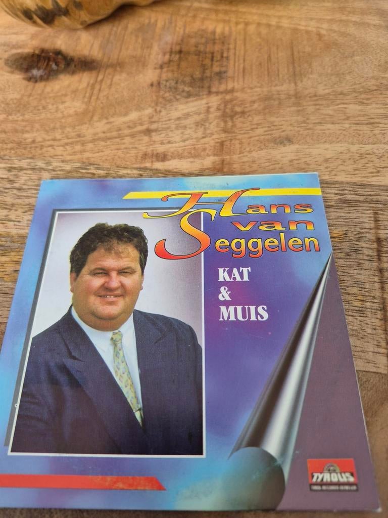 Hans van Seggelen - Kat & Muis CD Single, Ophalen of Verzenden, Gebruikt, Levenslied of Smartlap