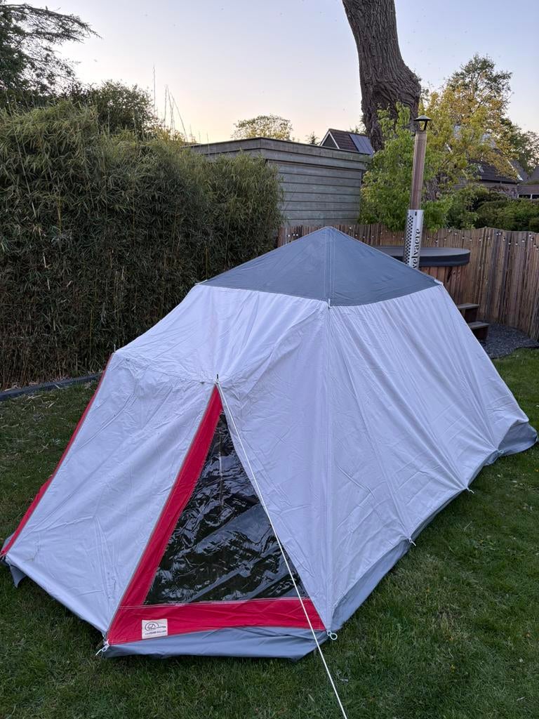 ESVO Virginia 3-persoons katoenen tent in topstaat, Caravans en Kamperen, Tenten, Ophalen of Verzenden, Zo goed als nieuw, Tot en met 3