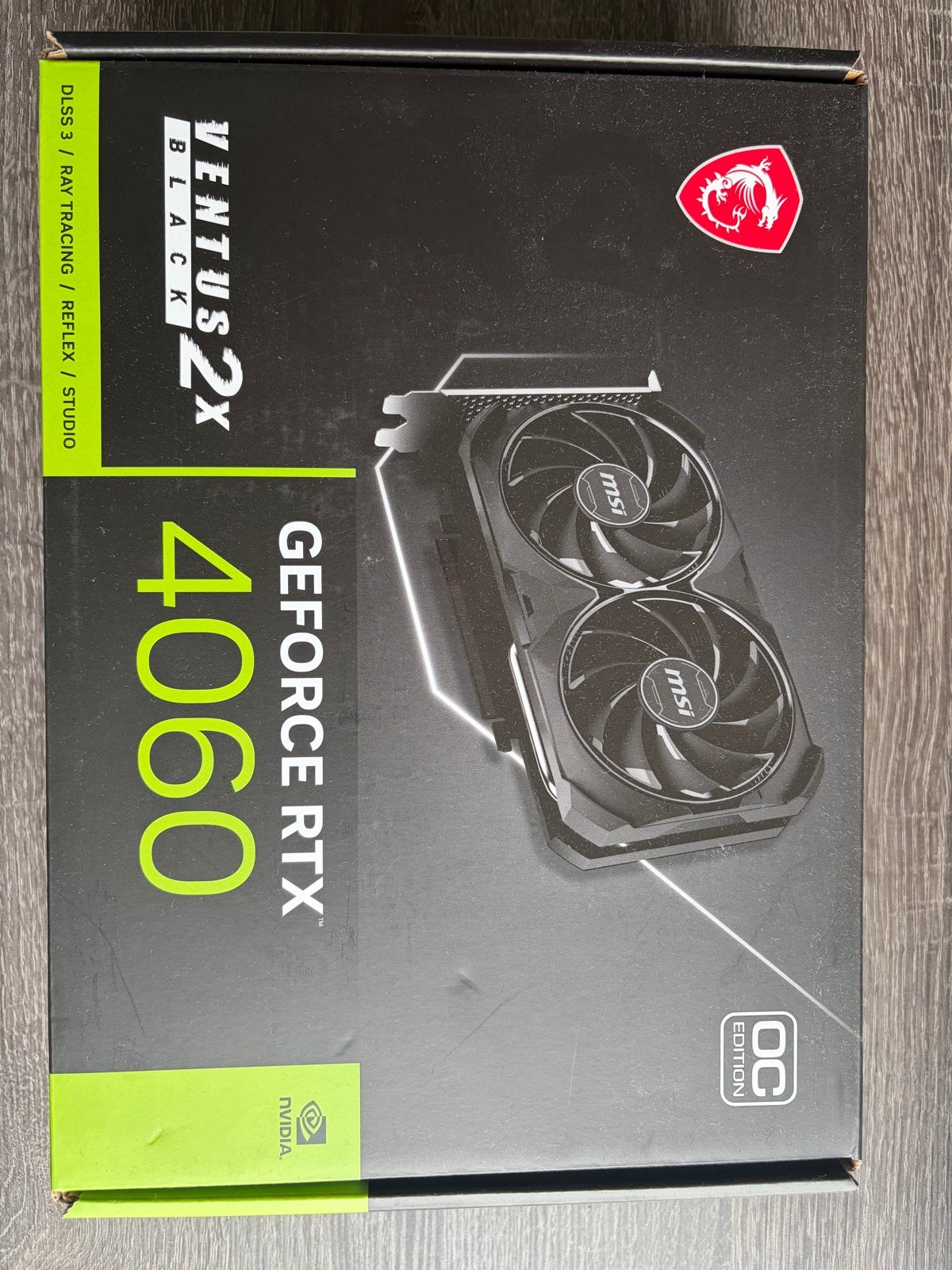 8GB MSI GeForce RTX 4060 Ventus 2X Black OC Edition, Computers en Software, Videokaarten, GDDR6, PCI-Express 4, Ophalen of Verzenden
