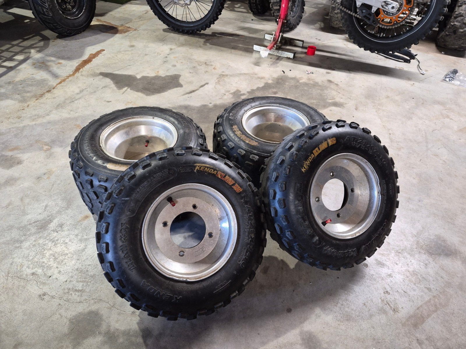 Suzuki ltr ltz kfx 400 450 wielen wielset quad, Ophalen