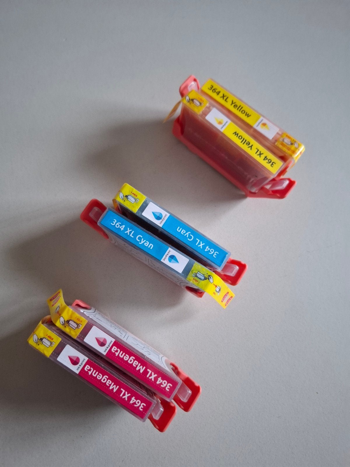 6 Nieuwe HP 364 XL Inktcartridges (Geel, Magenta, Cyan), Ophalen of Verzenden, Nieuw, Cartridge, HP