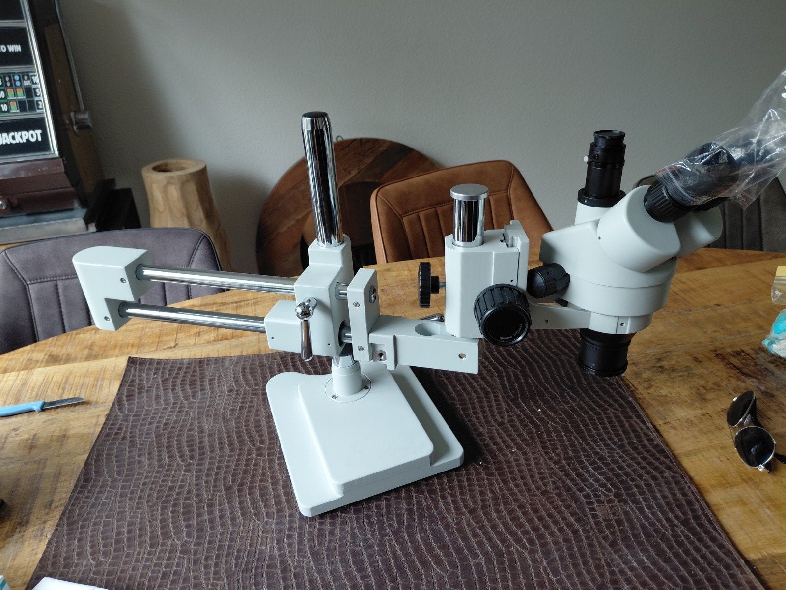 Mooie nette goudsmid juwelier reparatie microscoop, Ophalen of Verzenden, Zo goed als nieuw