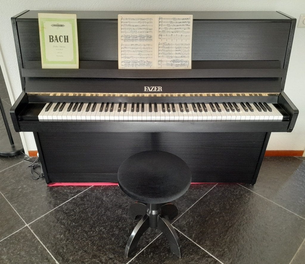 Mooie Fazer piano, Ophalen, Gebruikt, Zwart