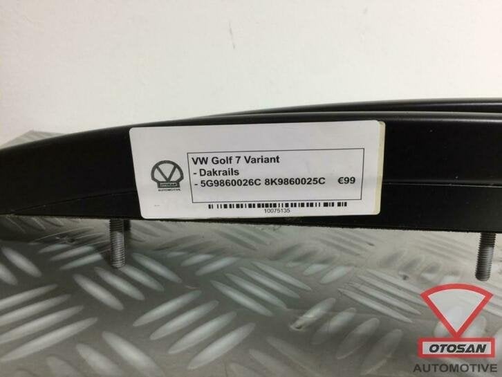 vw golf 7 variant dakrails dakrail set 5g9860026c 5g9860025c, Gebruikt, Volkswagen, Volkswagen AG, Vw@volkswagen.de