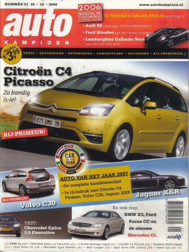 Autokampioen 21 2006 : Opel Astra OPC - Volvo C30 - Jaguar, Ophalen of Verzenden, Gelezen, Algemeen