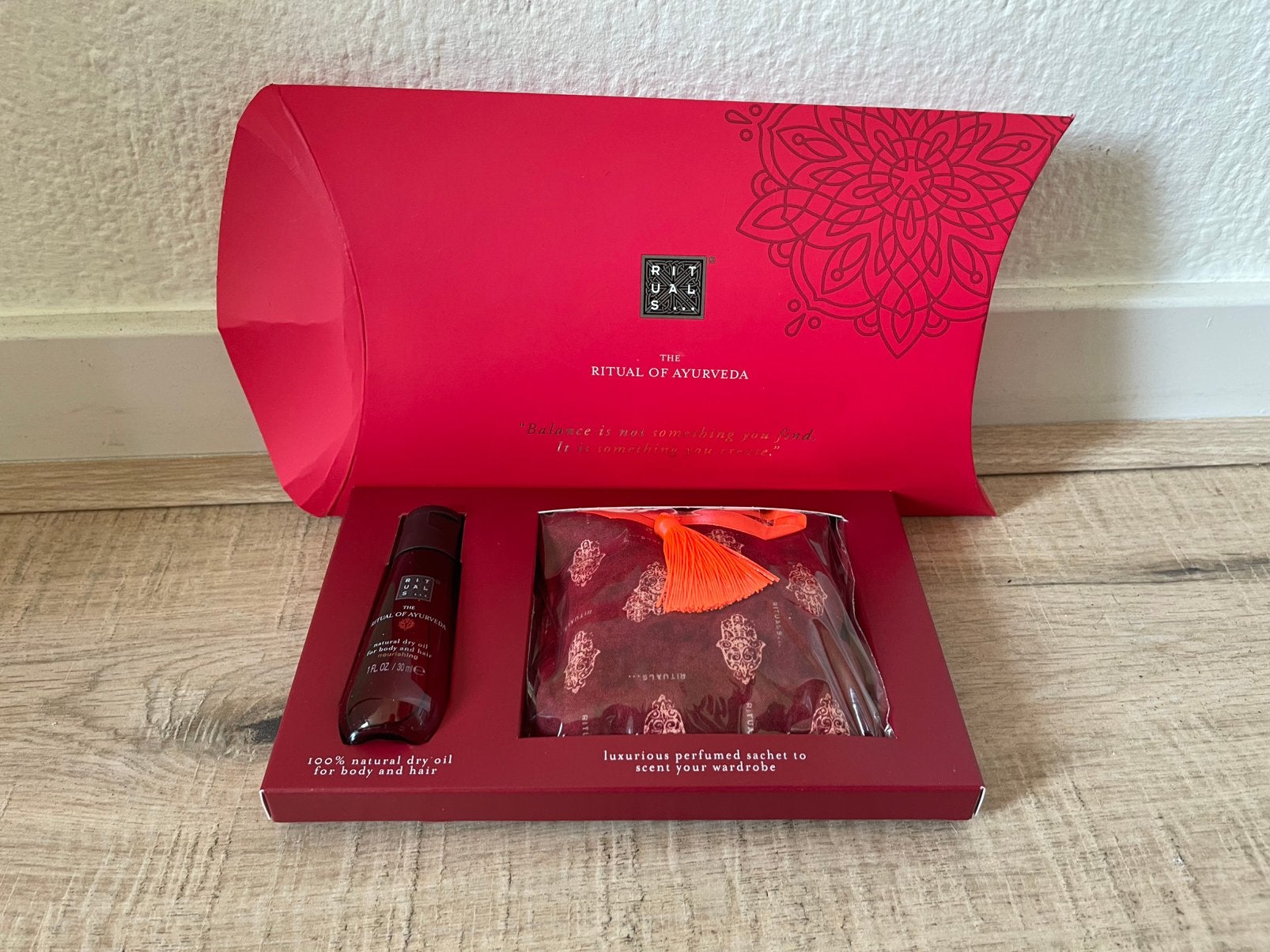Ongeopende kast sachet Rituals Ayurveda, Ophalen of Verzenden, Nieuw