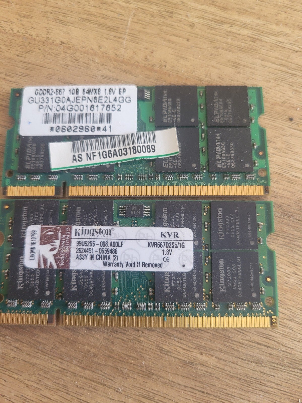 So-Dimm DDR2 RAM Geheugen voor Laptop, Computers en Software, Gebruikt, Ophalen of Verzenden, DDR2, 2 GB