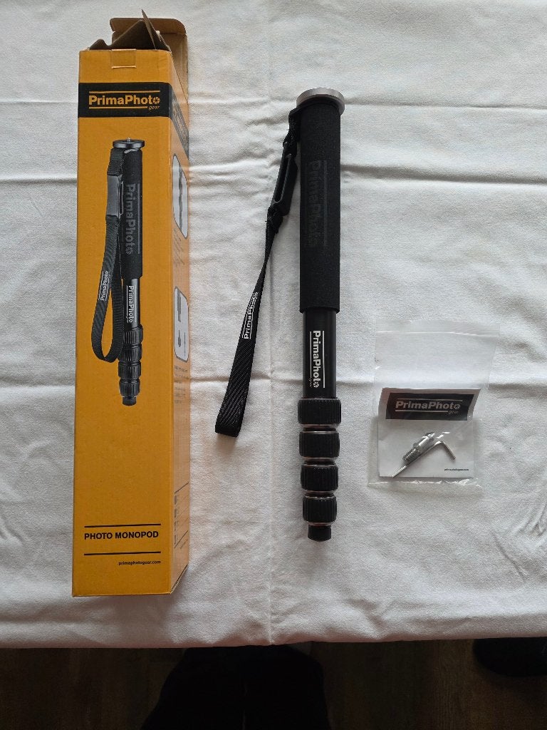 Primaphoto monopod (Nieuw), Overige merken, Nieuw, Ophalen of Verzenden, 150 tot 175 cm