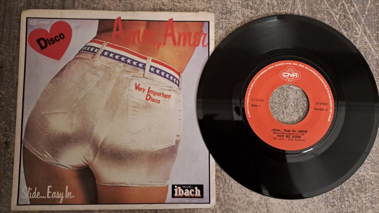 rod mckuen  - amor, Gebruikt, 7 inch, Pop, Fotohoes