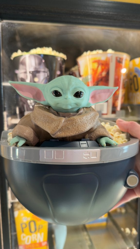 Star Wars The Mandalorian Grogu Popcorn Bucket bak Pathé, Ophalen of Verzenden, Zo goed als nieuw, Overige typen