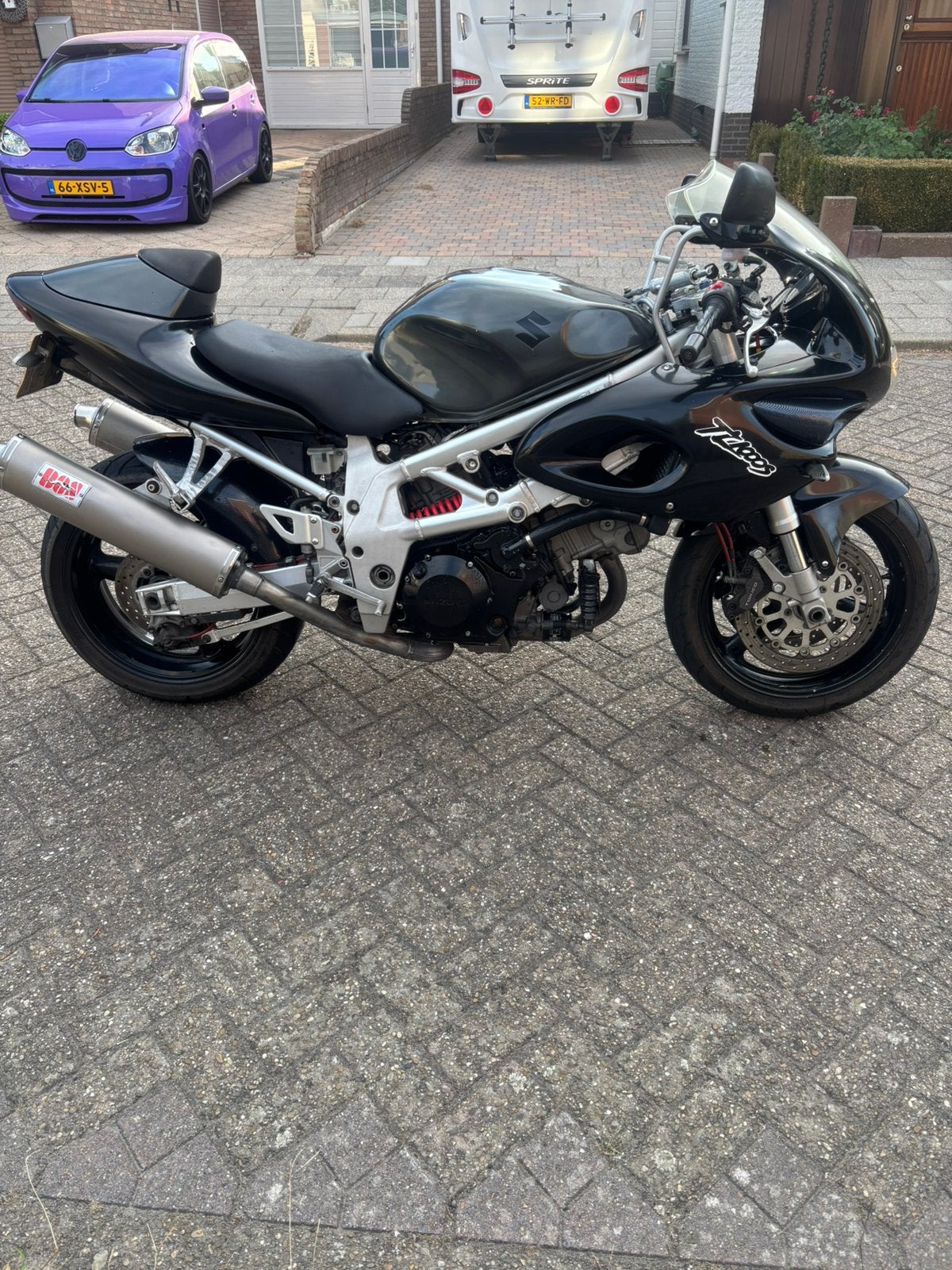 Suzuki TL1000S, 2 cilinders, Sportuitlaat, Motorrijbewijs A, Gebruikt