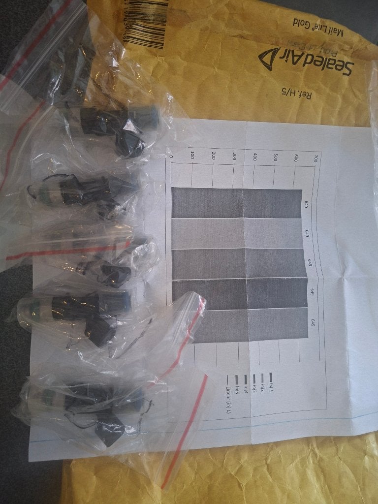 Ford Focus mk2 RS Nieuw set (5) Bosch 650cc injectoren, Ophalen of Verzenden, Nieuw, Ford