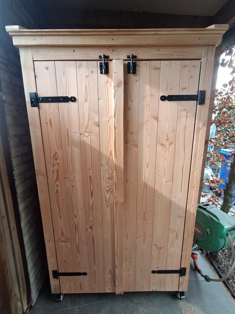 Tuinkast van douglas hout op maat gemaakt, Ophalen of Verzenden, Nieuw
