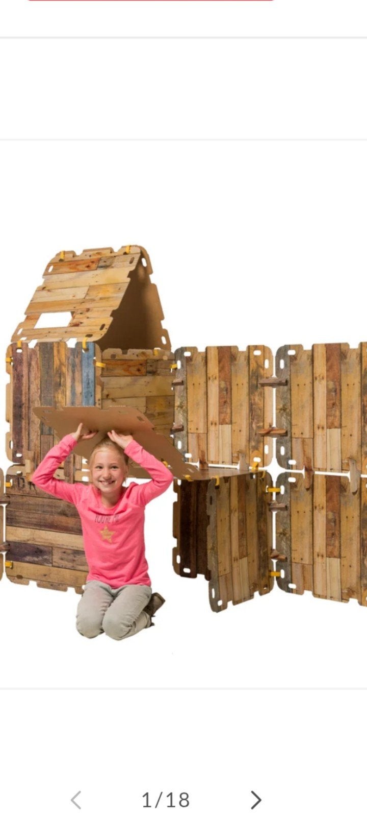Fantasy forts bouw speelgoed voor kinderen vanaf 3 jaar, Ophalen, Zo goed als nieuw, Bouwen
