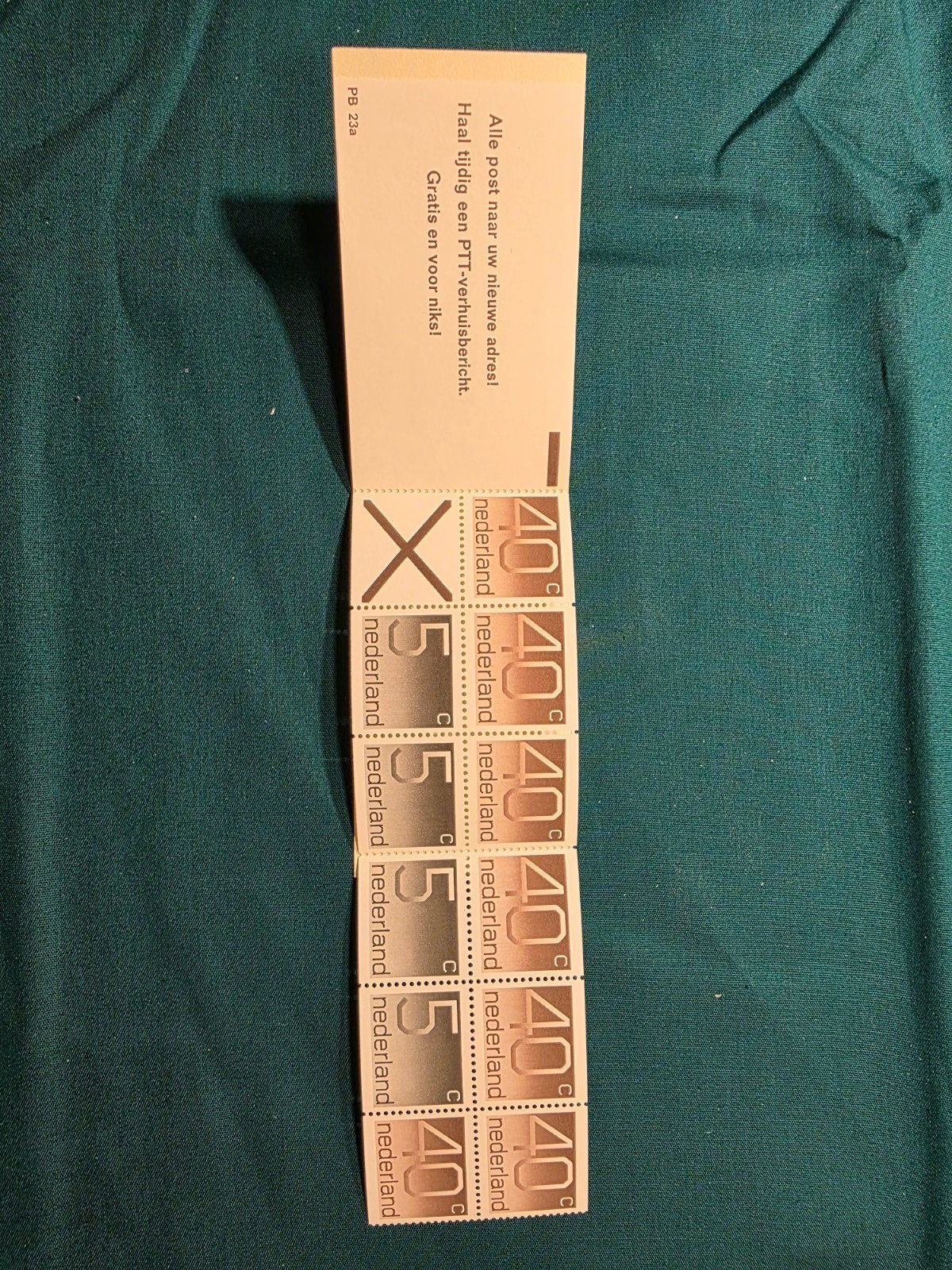 Nederlandse Postzegels PTT-verhuisbericht, Ophalen of Verzenden, Na 1940, Postfris