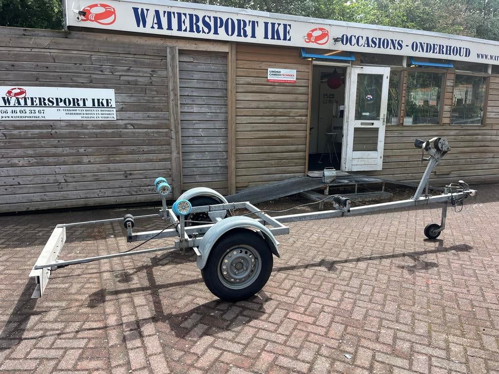 Diverse Boot trailers inruil koopjes 499,-grote kantel trail, Watersport en Boten, Boottrailers, Zo goed als nieuw, Overige typen