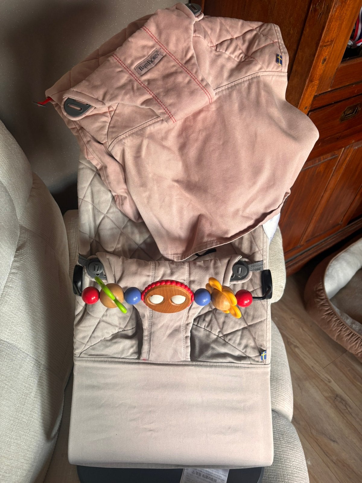 Nette baby bjorn stoeltje, Ophalen of Verzenden, Zo goed als nieuw