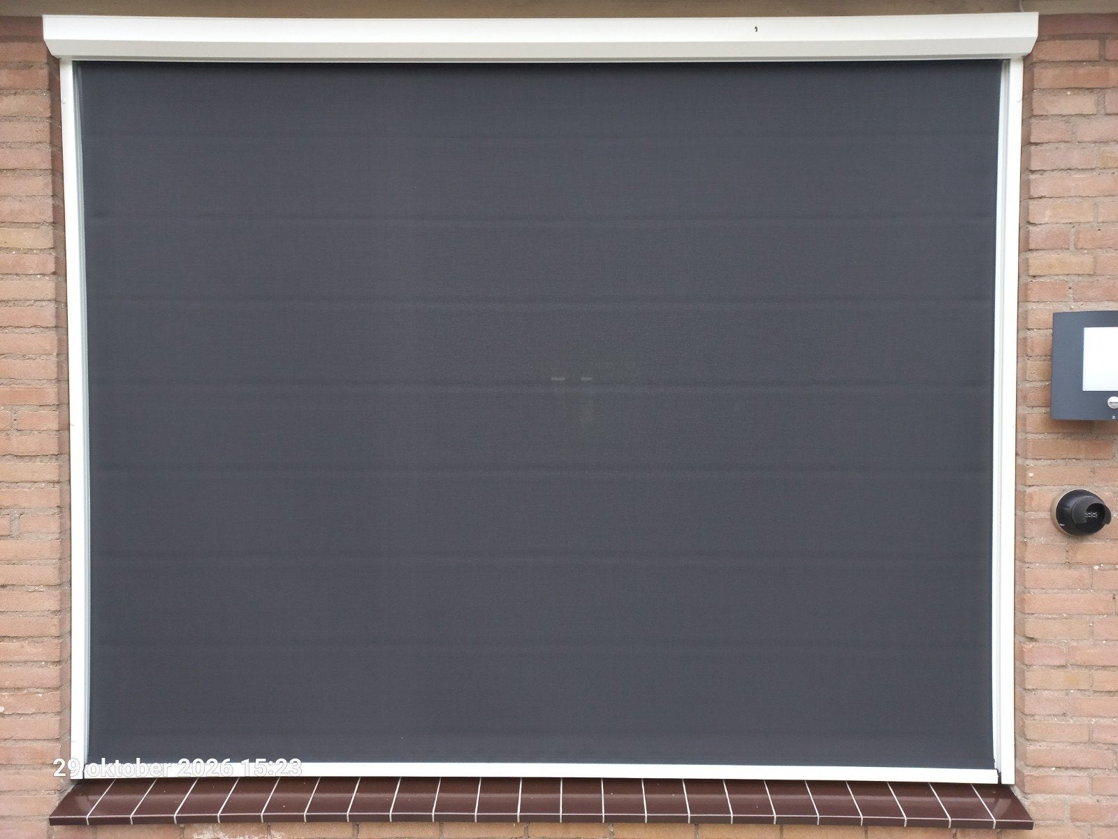 Elektrisch screen/rolluik - Zo goed als nieuw, Ophalen, Elektrisch, 150 tot 300 cm, Screen