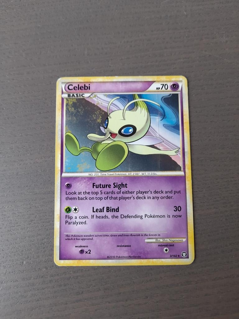 Triumphant 3/102 celebi non holo movie promo, Ophalen of Verzenden, Gebruikt, Losse kaart
