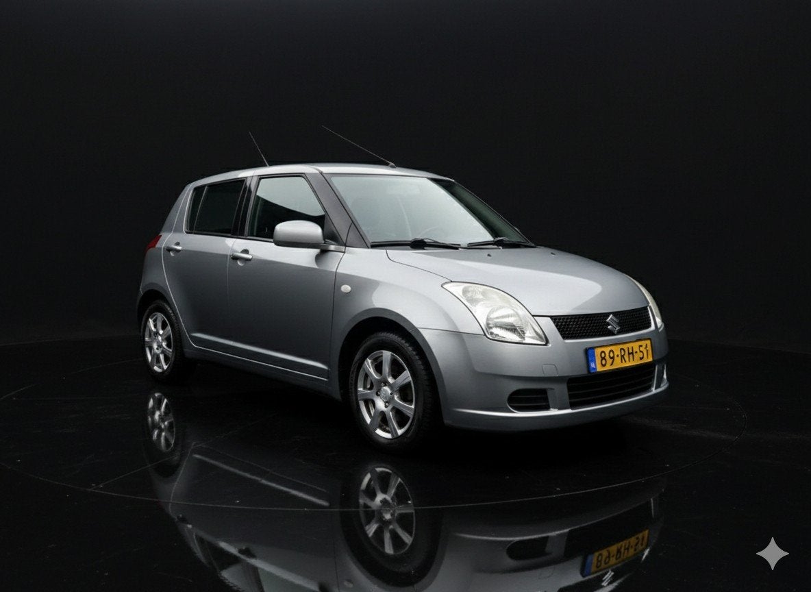 Suzuki Swift 1.3 5D 2005 Grijs, Voorwielaandrijving, 40 €/maand, 965 kg, 400 kg
