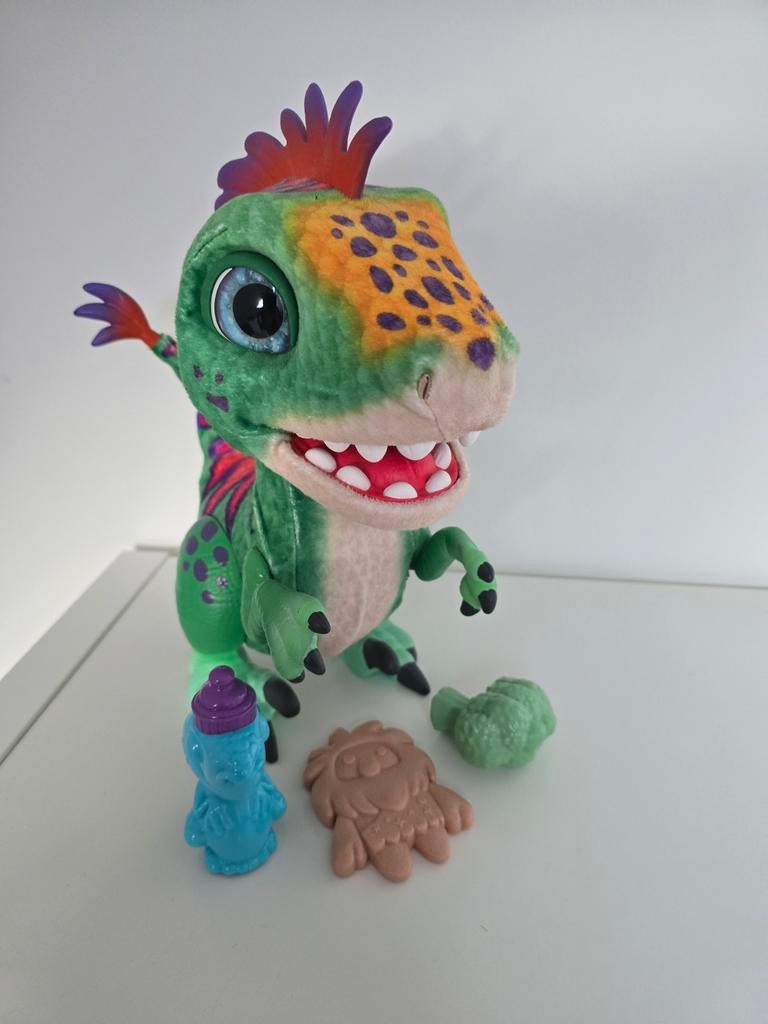 FurReal Friends Dino: Interactieve Dinosaurus, Ophalen of Verzenden, Zo goed als nieuw, Jongen of Meisje