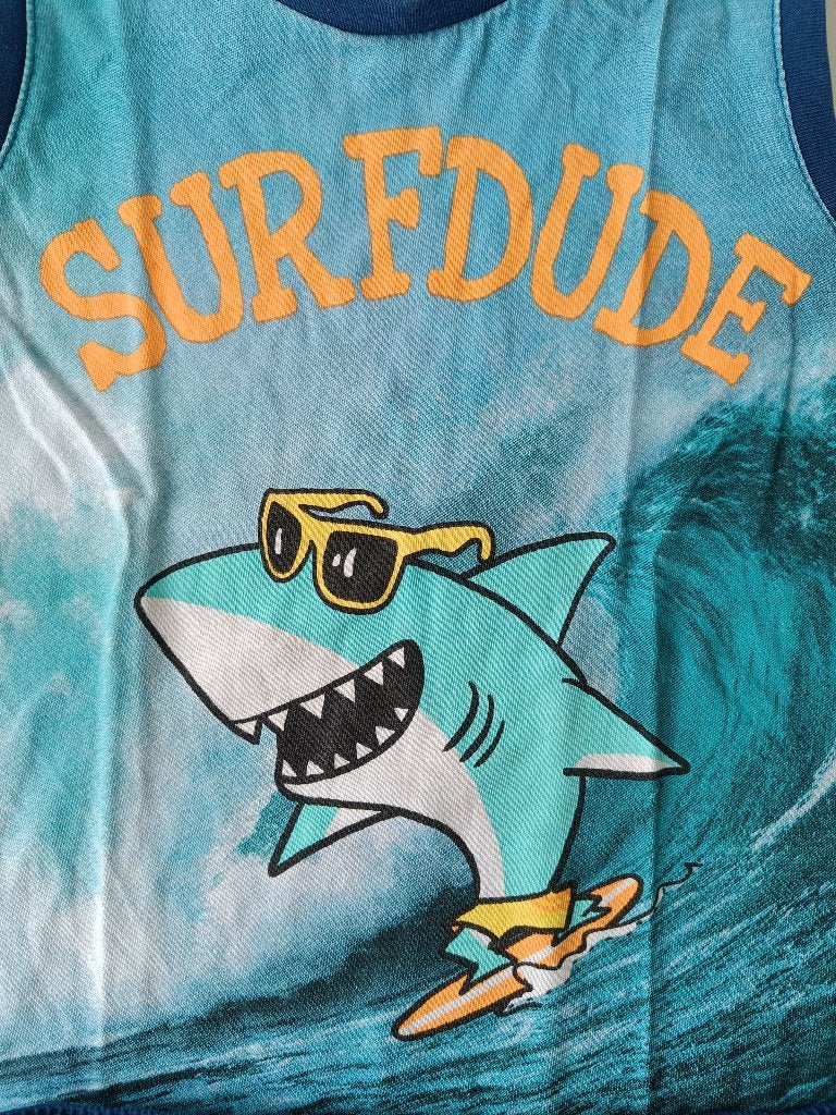 Haai "Surf Dude" singlet C&A maat 104, Gebruikt, C&A, Ophalen of Verzenden, Shirt of Longsleeve