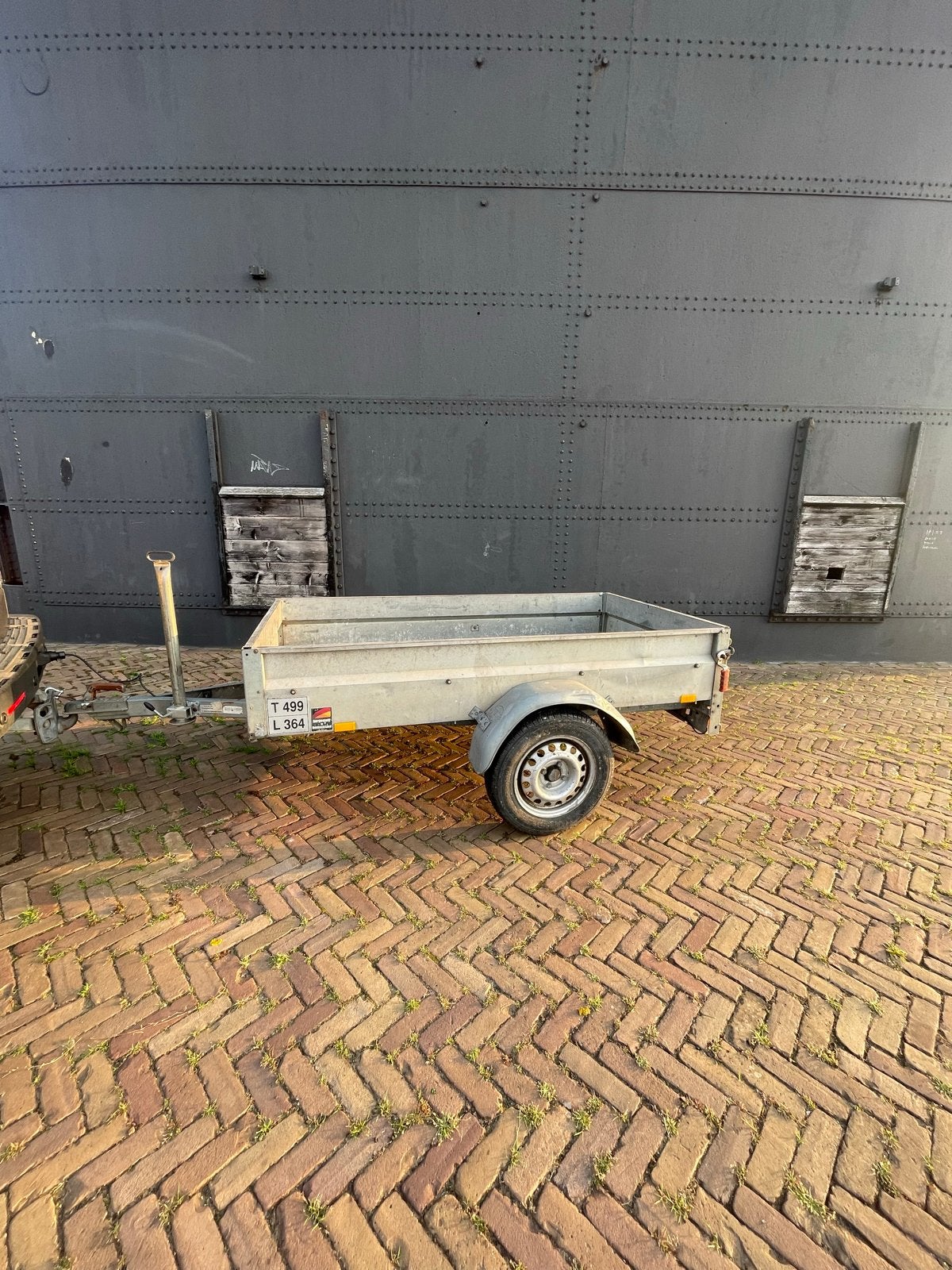 Mooie aanhanger met nieuwe bodem en verlichting, Ophalen, Gebruikt