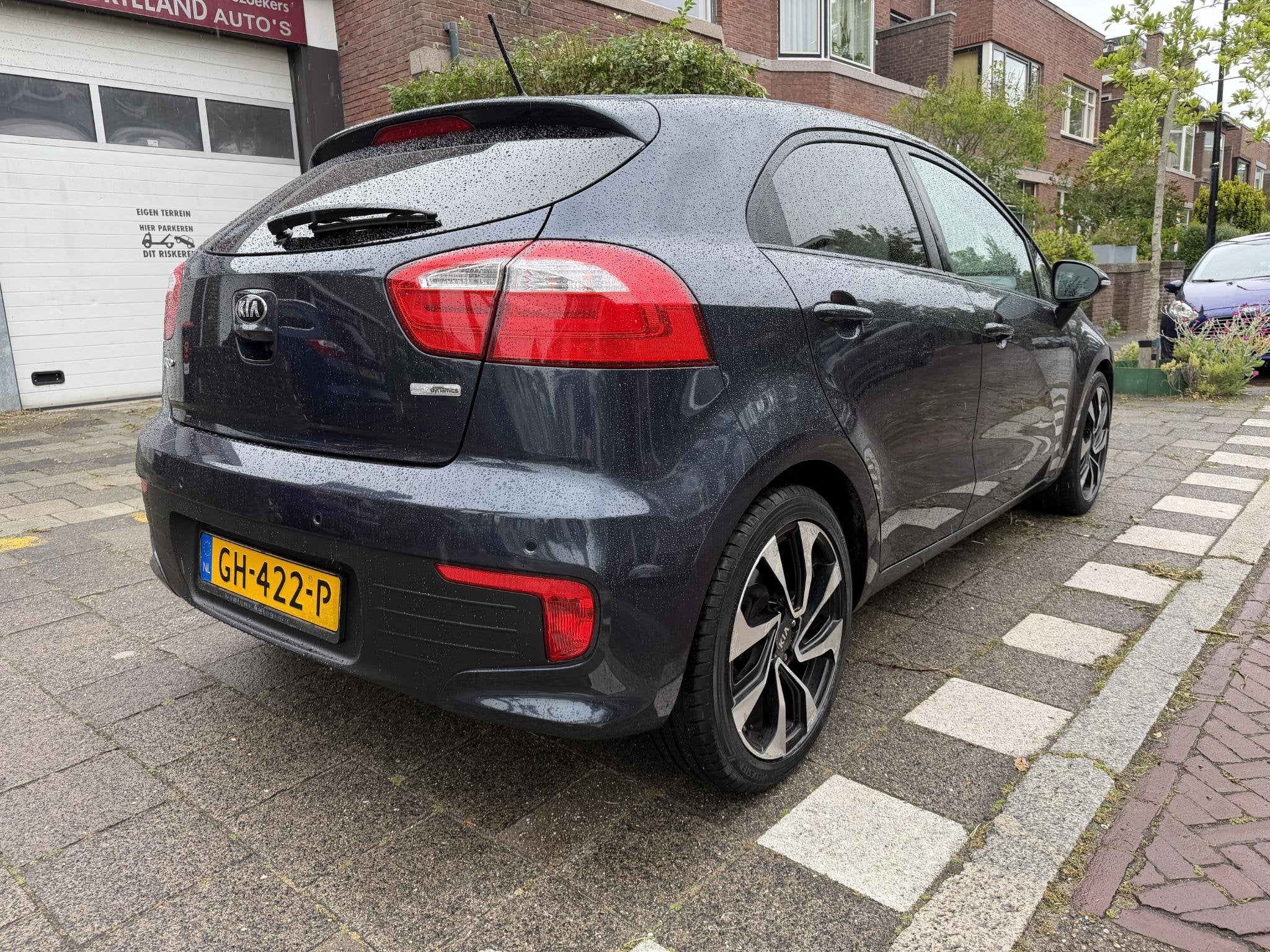 Kia Rio 1.2 CVVT ExecutiveLine NAVI CAMERA NIEUWE KOPPELING, 1027 kg, 4 cilinders, Met garantie (alle), Blauw