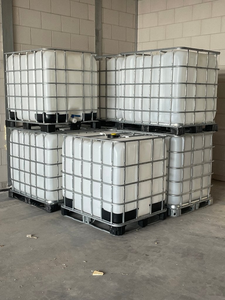 IBC container 1000L Regenton Watertank wateropslag kweekbak, Tuin en Terras, Ophalen, Kunststof, Gebruikt, Met kraantje