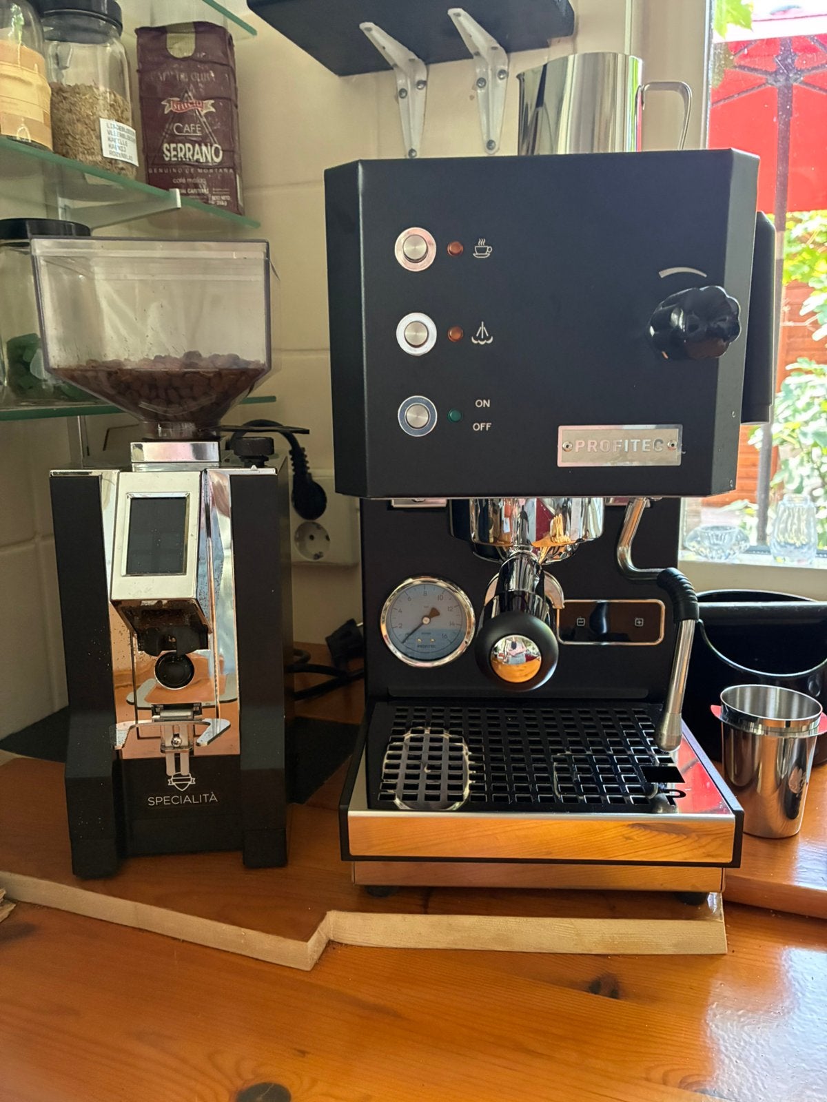 espressomachine PROFITEC   EUREKA SPECIALITA, Ophalen, Espresso apparaat, Koffiebonen, Zo goed als nieuw