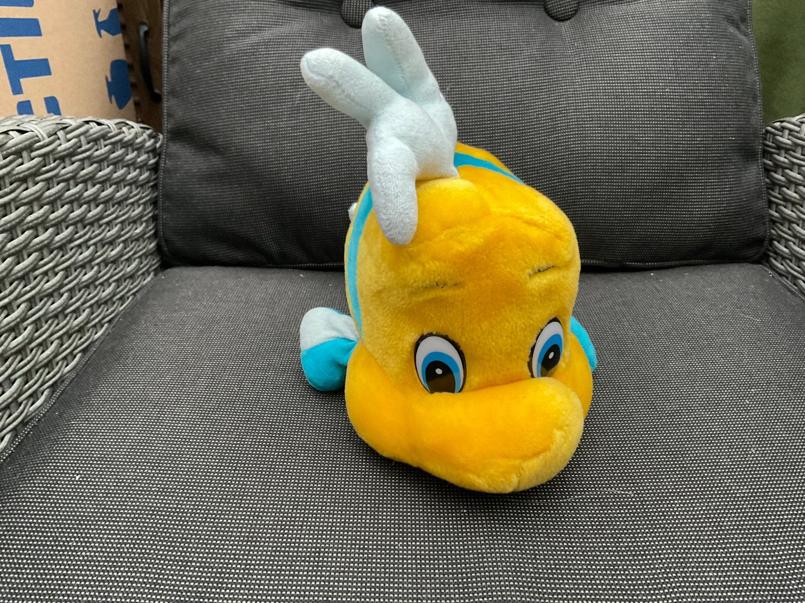 Nieuwe zgan Finding Nemo Botje Flounder knuffel pluche 30cm, Ophalen, Winnie de Poeh of vrienden, Nieuw, Knuffel