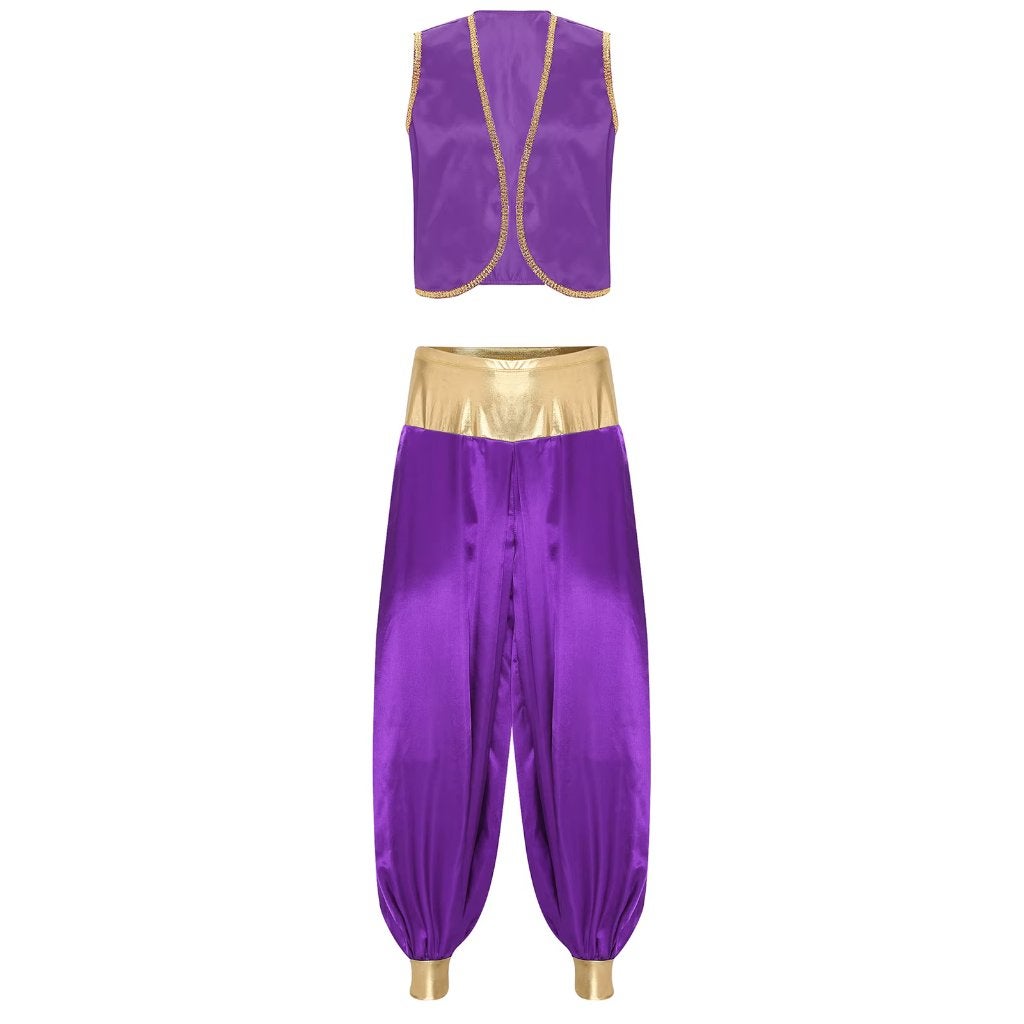 Paars arabische prins kostuum, Verzenden, Nieuw, Overige maten, Kleding