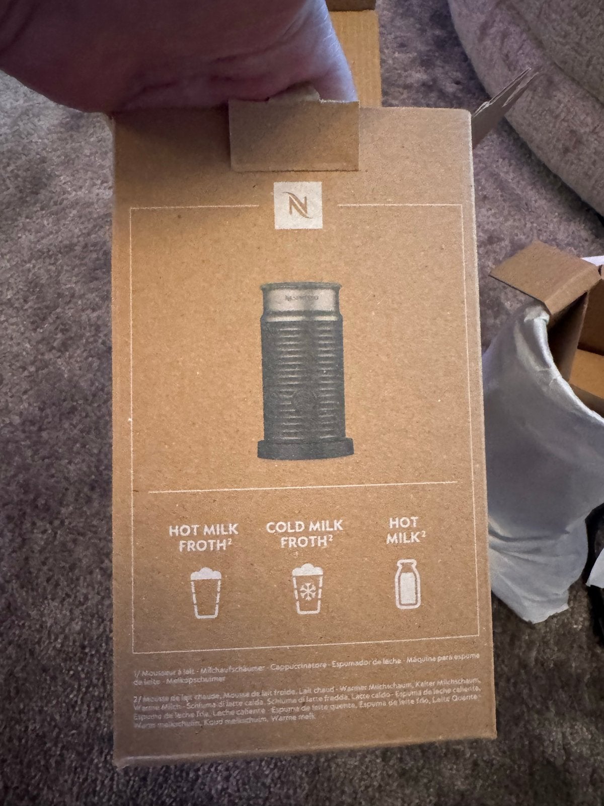 Nespresso Aeroccino 3 Melkopschuimer - Nieuw in doos, Witgoed en Apparatuur, Ophalen of Verzenden, Nieuw