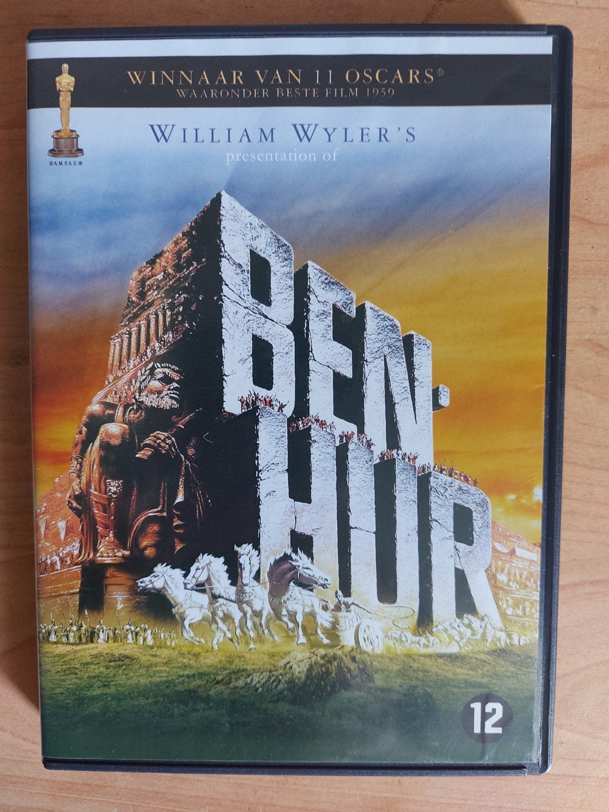 Ben Hur - 1959 Charlton Heston remastered, Alle leeftijden, Drama, Ophalen of Verzenden, Zo goed als nieuw