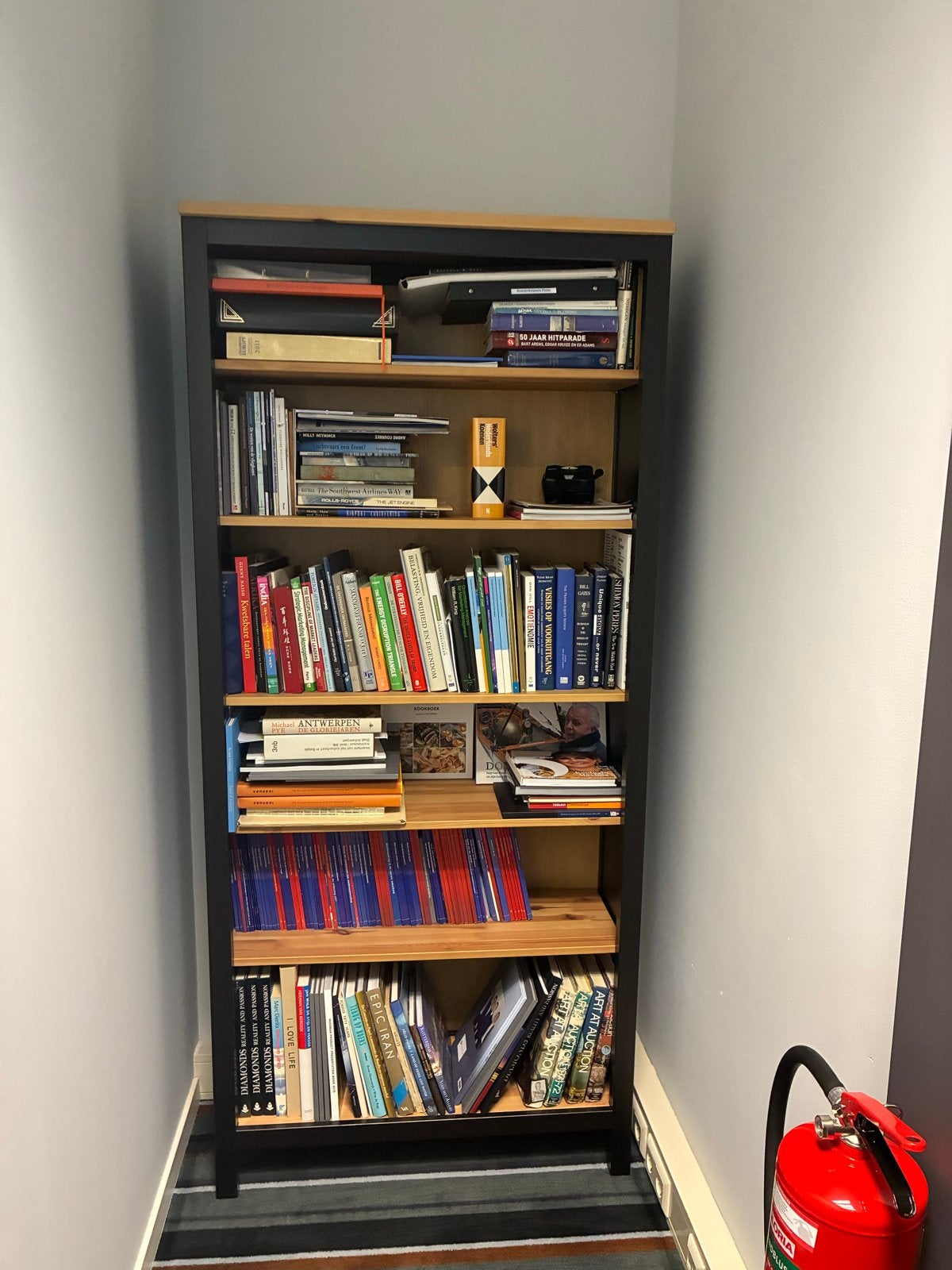 Boekenkast 197x90cm - Ophalen in Mijdrecht, Ophalen, Met plank(en), Gebruikt, 50 tot 100 cm