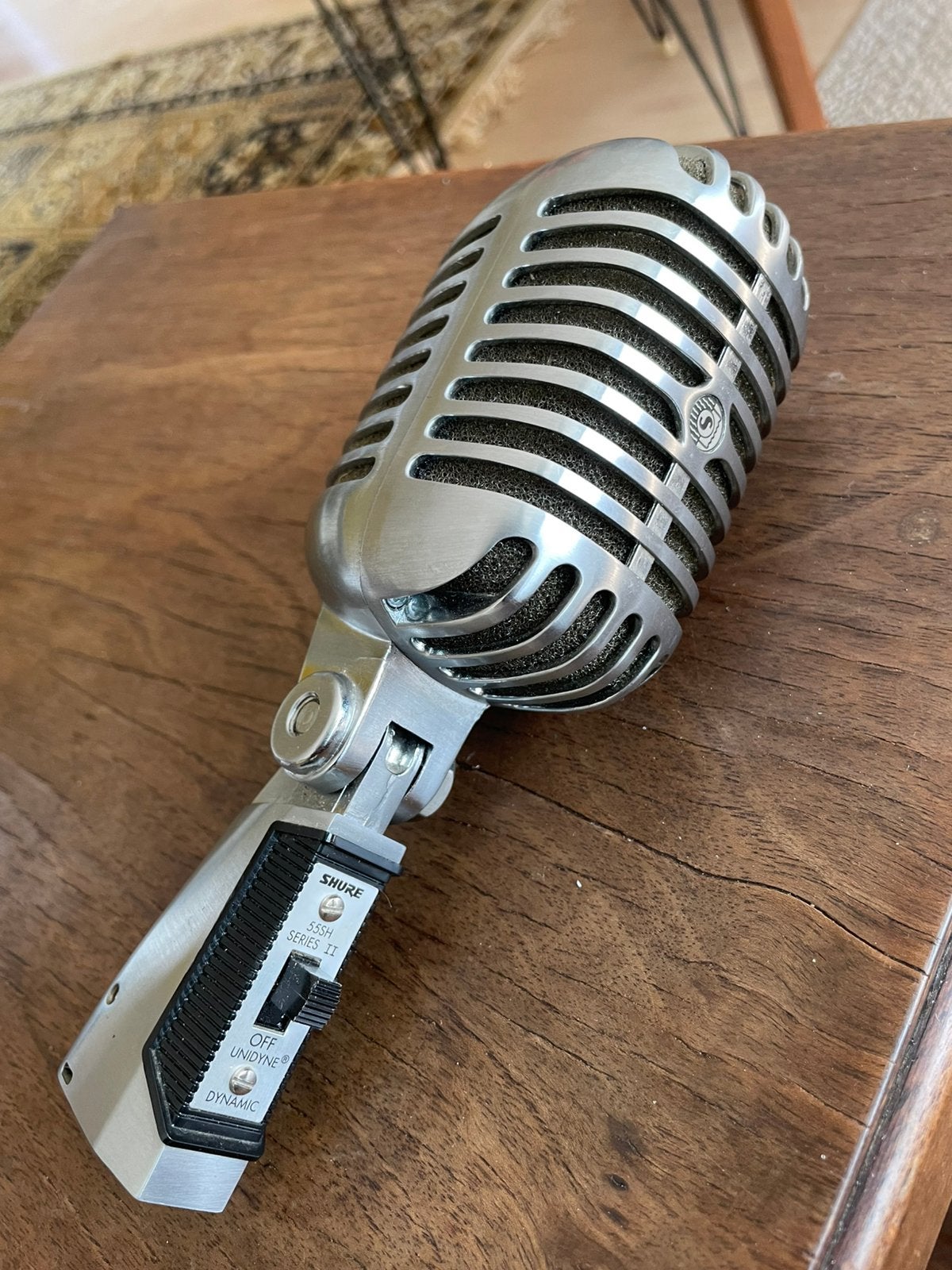 Iconische microfoon Shure 55SH unidyne, dynamic, Ophalen of Verzenden, Gebruikt, Zangmicrofoon