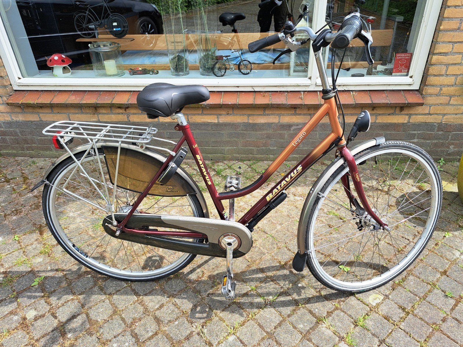 Geheel nagekeken mooie batavus damesfiets 7 vernellingen, 53 tot 56 cm, Ophalen, Gebruikt, Batavus