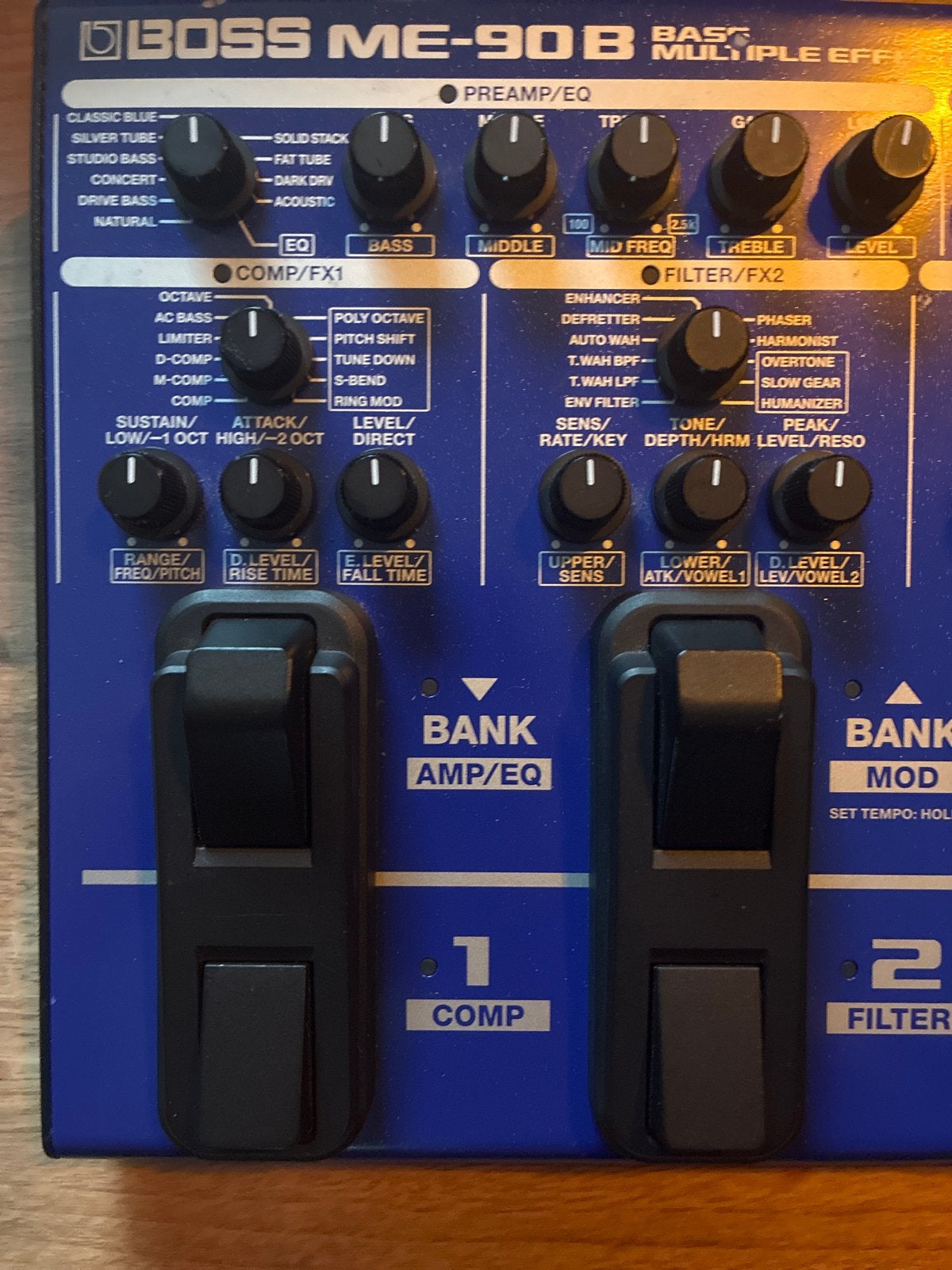 Boss ME-90B Bass Multiple Effects Pedaal + 9 volt adapter, Ophalen of Verzenden, Zo goed als nieuw, Multi-effect