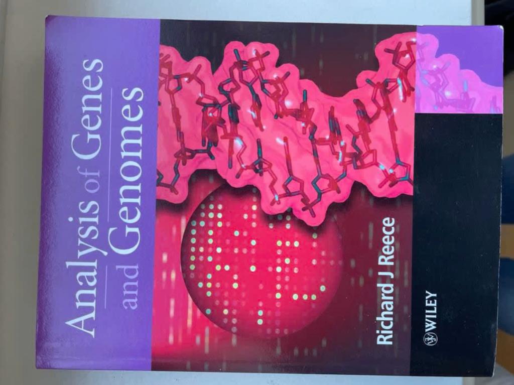 Analysis of Genes and Genomes - Richard J Reece, Ophalen of Verzenden, Beta, WO