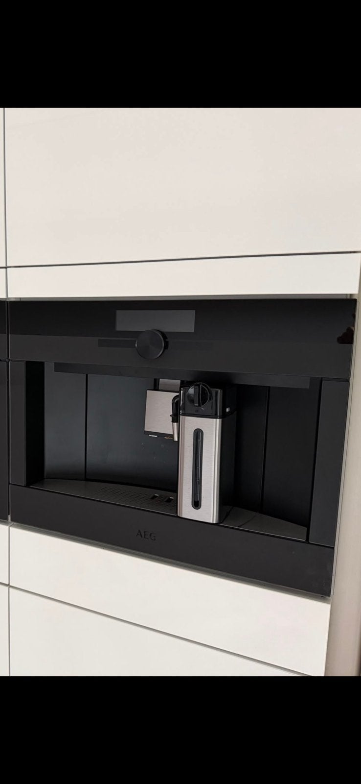 aeg inbouw koffiezetapparaat, Witgoed en Apparatuur, Koffiezetapparaten, Ophalen, Zo goed als nieuw, Koffiemachine
