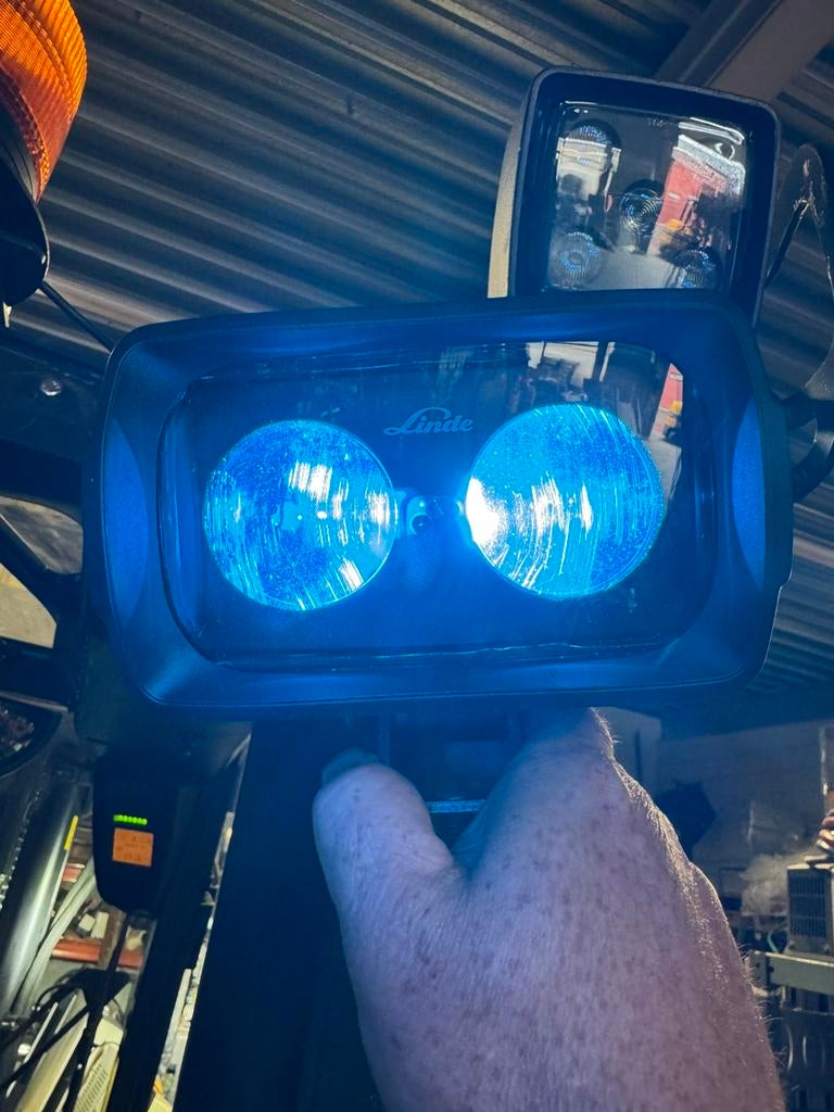 Bleulight led heftruck veiligheidslicht, Ophalen, Linde, Nieuw, Linde