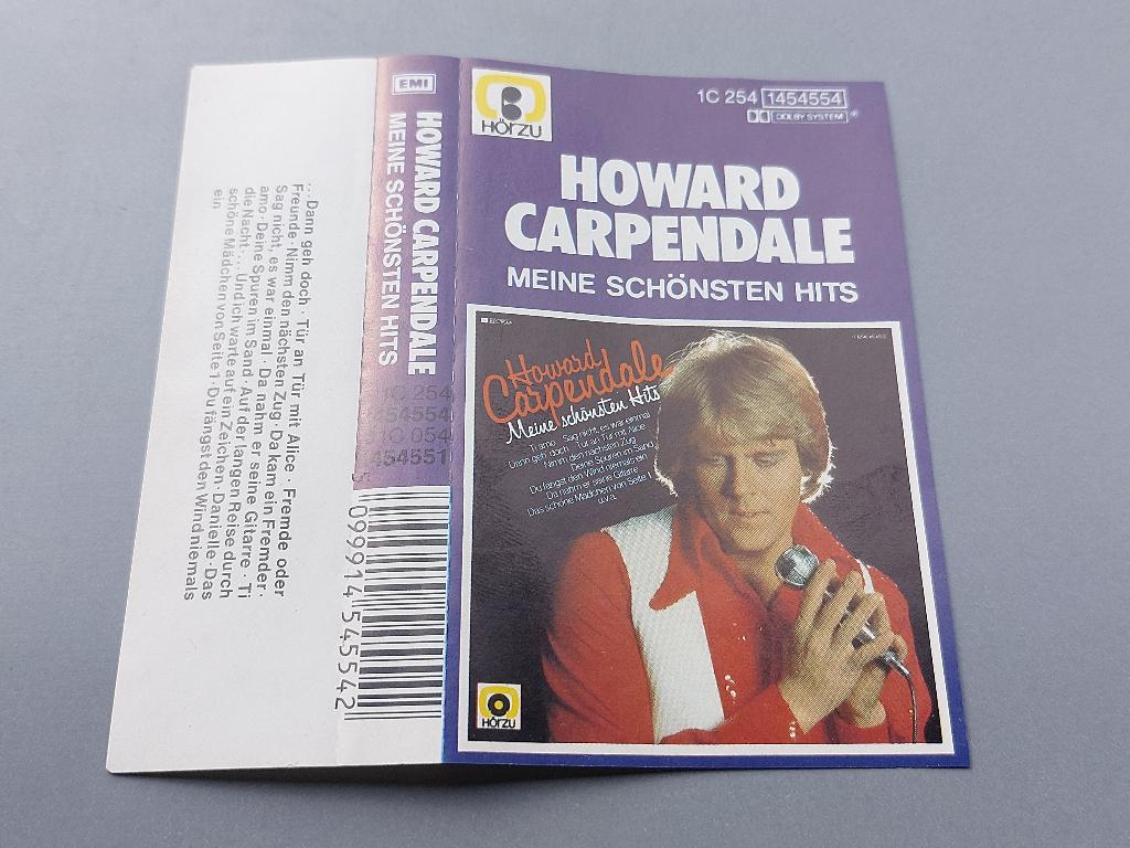 HOWARD CARPENDALE - MEINE SCHÖNSTEN HITS (MC), Cd's en Dvd's, 1 bandje, Ophalen of Verzenden, Zo goed als nieuw, Origineel