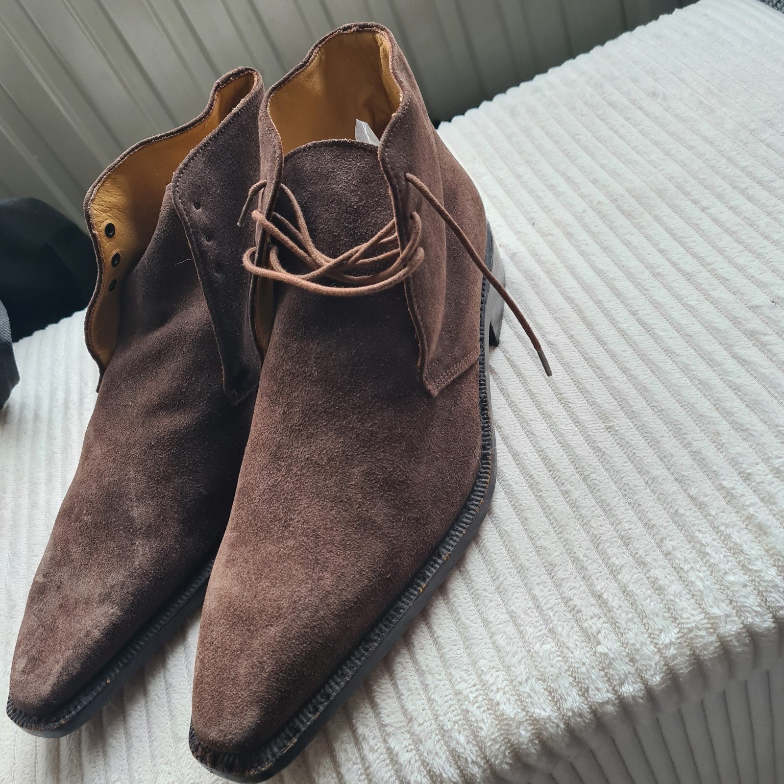 Tullio Botti Bruine Suède Chukka Boots - Maat 40, Kleding | Heren, Tullio Botti, Bruin, Boots, Nieuw